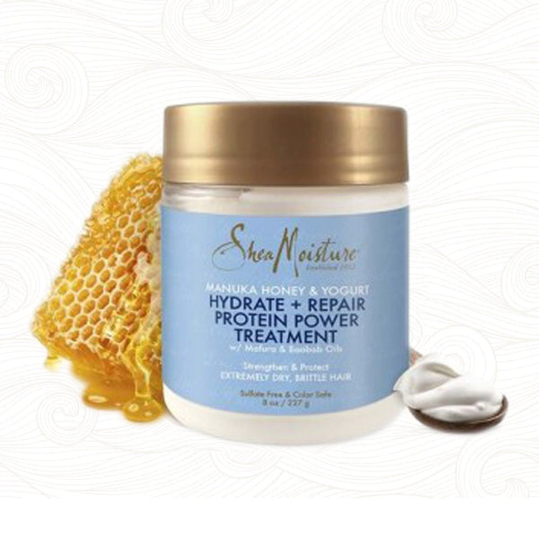 SHEA MOISTURE | MANUKA HONEY & YOGURT HYDRATE + REPAIR PROTEIN POWER TREATMENT MASK /227G